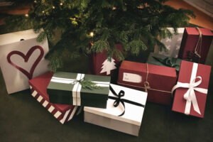 julklappar onder gran
