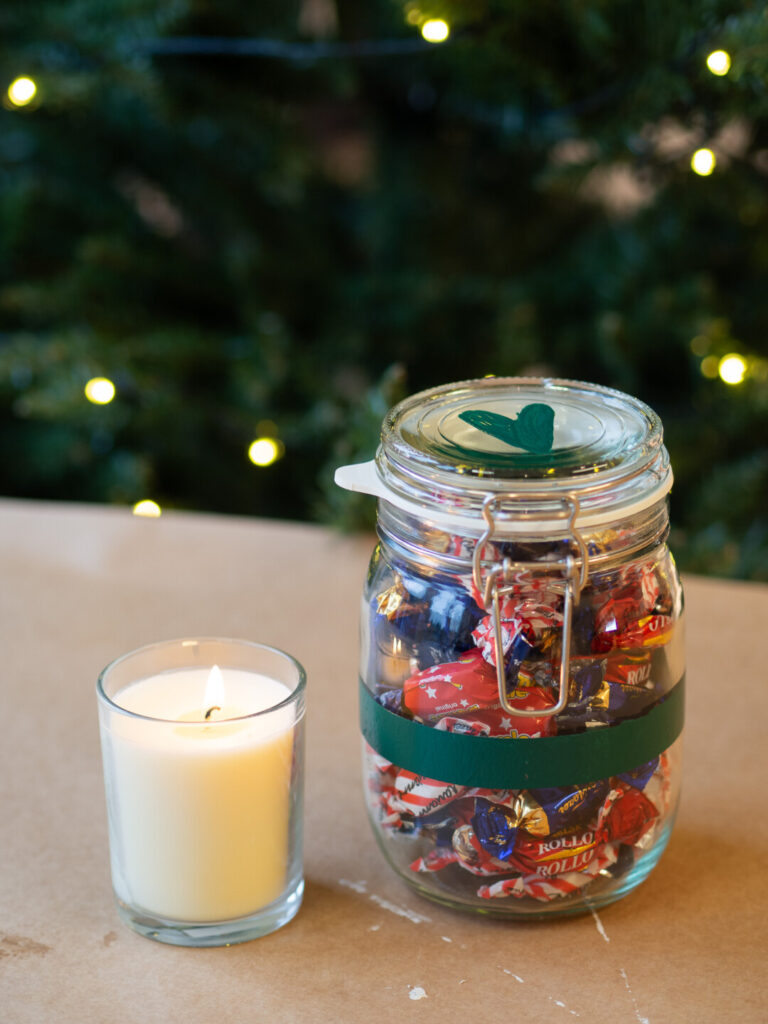 Gevulde pot met snoep